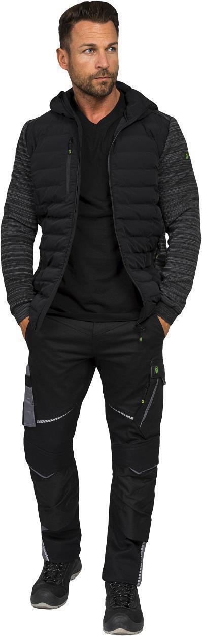 Herren Hybridjacke Casual Line Schwarz CAHYJ, Gr. 2XL von Leibwächter
