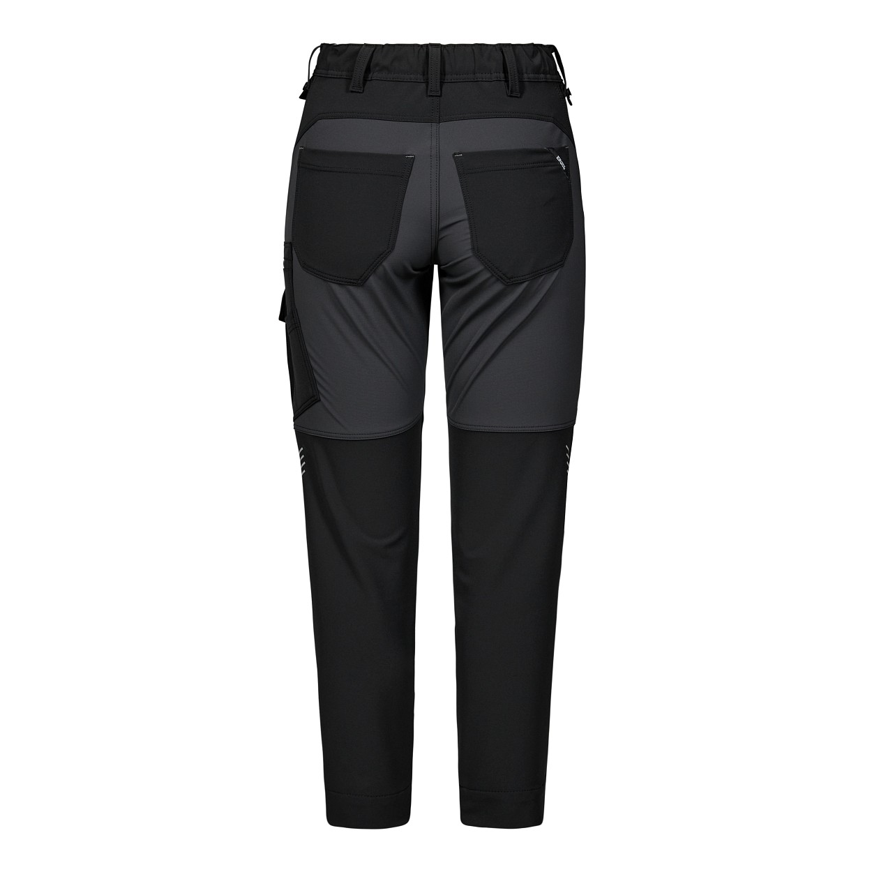 Entire Damen Servicehose mit 4-Wege Stretch in Schwarz/Anthrazit Grau, Größe 48