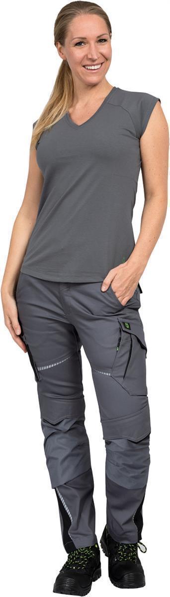 Damen T-Shirt "Lisa" Flex Line Grau FLXDT, Gr. 52 von Leibwächter