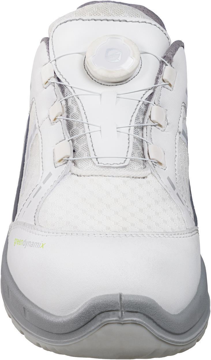 Halbschuh L3595 Lyon in Weiß/Grau, Gr. 47 von Leibwächter