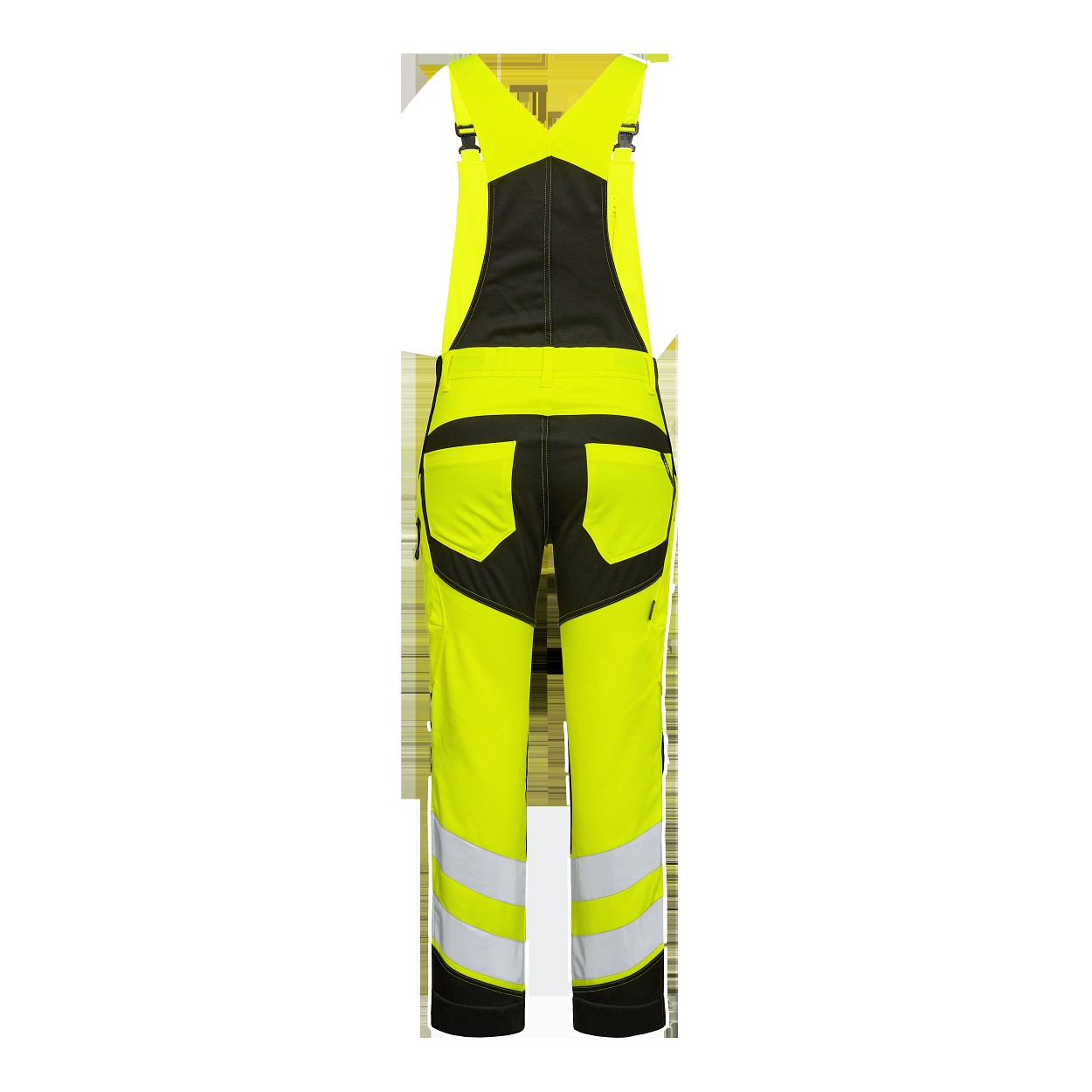 ENGEL Safety Latzhose mit 2-Wege-Stretch in Gelb/Schwarz, Größe 26