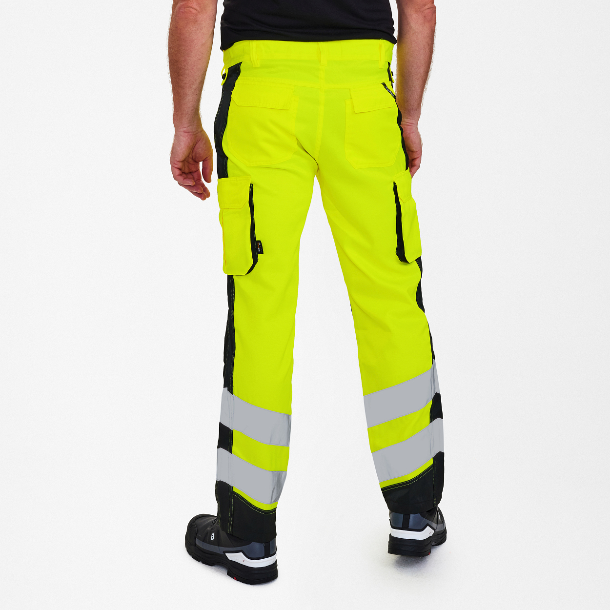 ENGEL Safety Light Hose in Gelb/Schwarz, Größe 106