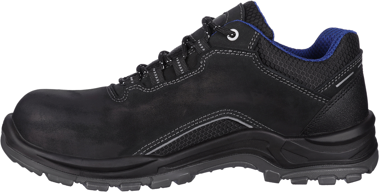 Halbschuh L3141 Linz in Schwarz, Gr. 47 von Leibwächter