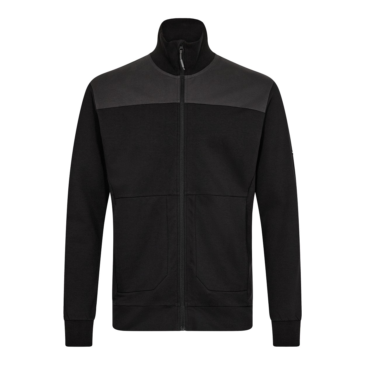 Entire Sweatcardigan mit Kragen