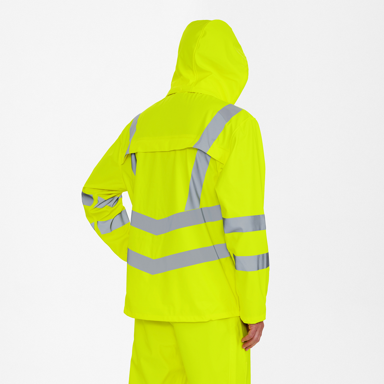 ENGEL Safety Regenjacke in Gelb, Größe XS