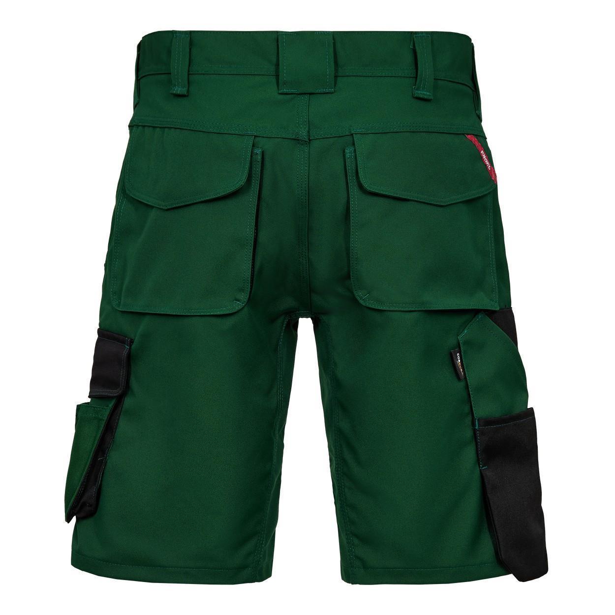 ENGEL Galaxy 6810-254 Arbeitsshorts in Grün/Schwarz, Größe 54