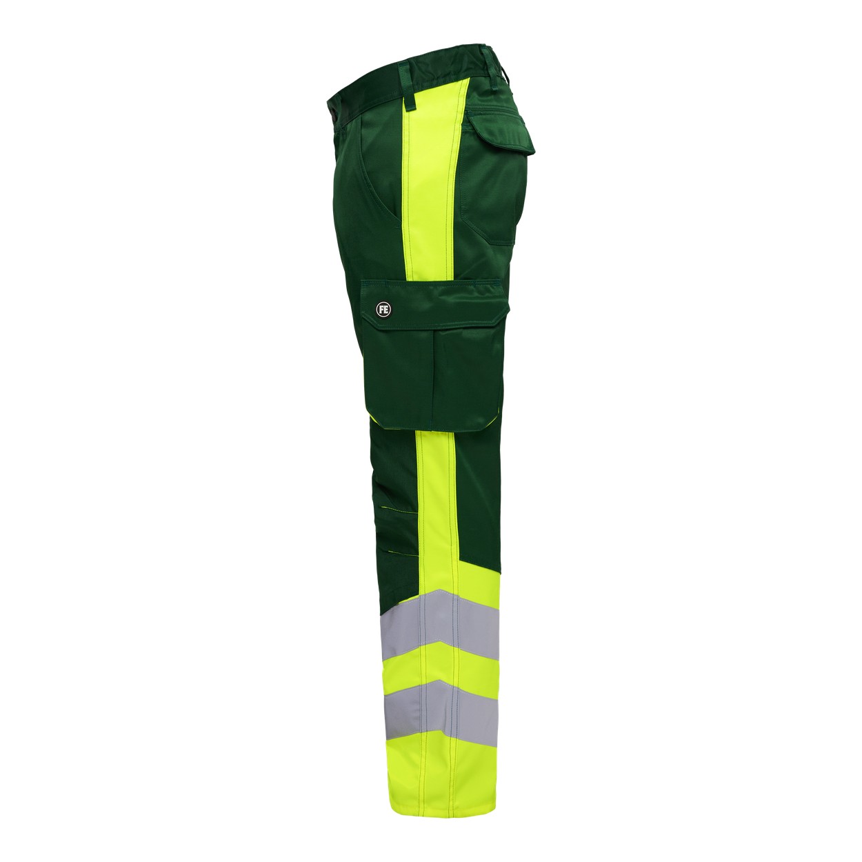 ENGEL Safety Light Arbeitshose in Green/Hivis yellow, Größe 106