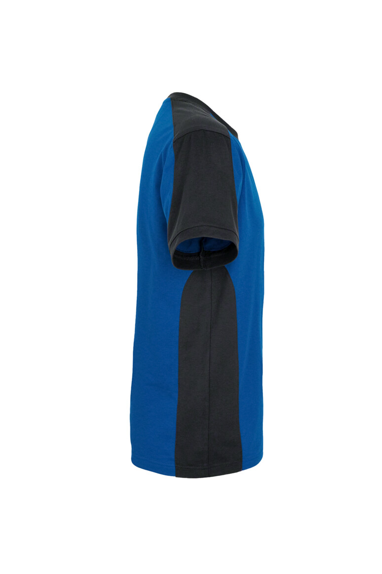HAKRO 290 T-Shirt Contrast MIKRALINAR® in Royalblau/Anthrazit, Größe 6XL