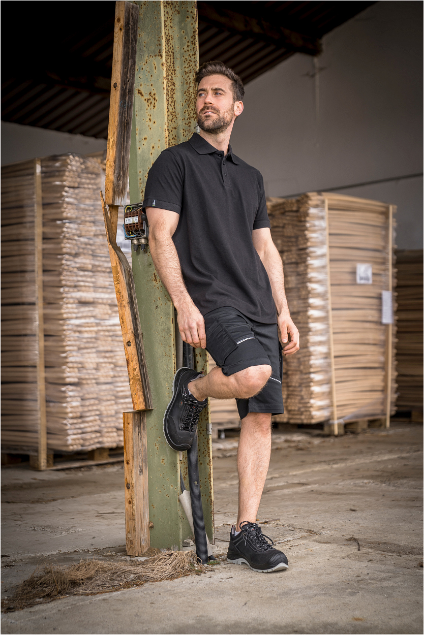 Polo-Shirt "Andi" Classic Line Schwarz LWU, Gr. 3XL von Leibwächter Polo-Shirt Andi LWU05 Classic Line in Schwarz, Gr. 7XL von Leibwächter