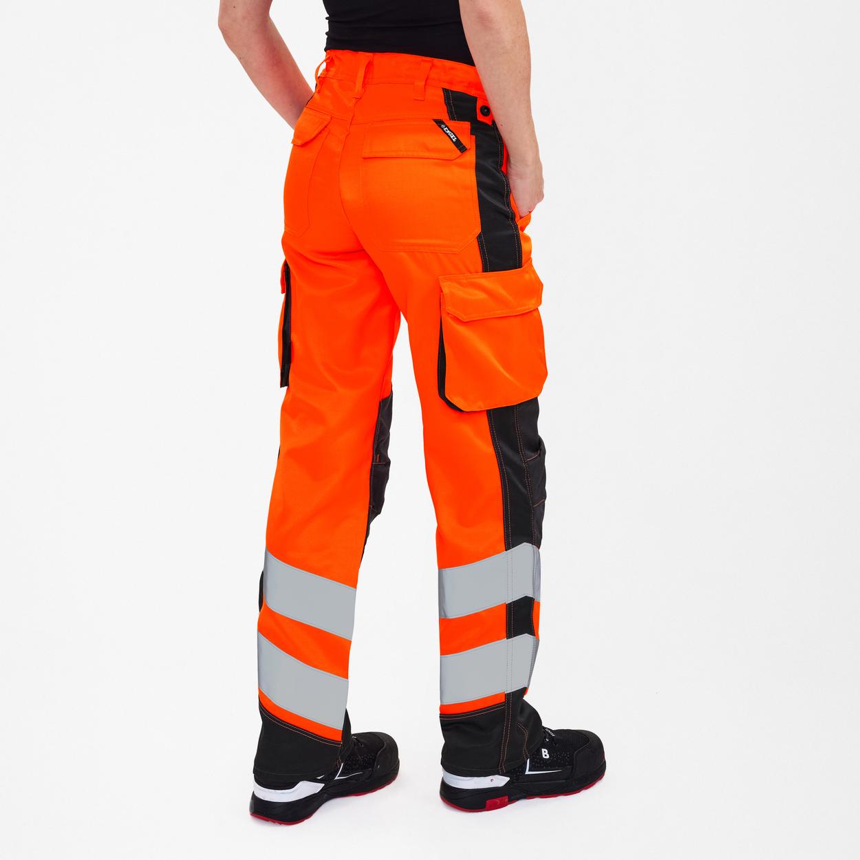 ENGEL Safety Light Damen Arbeitshose in Orange/Anthrazit Grau, Größe 48