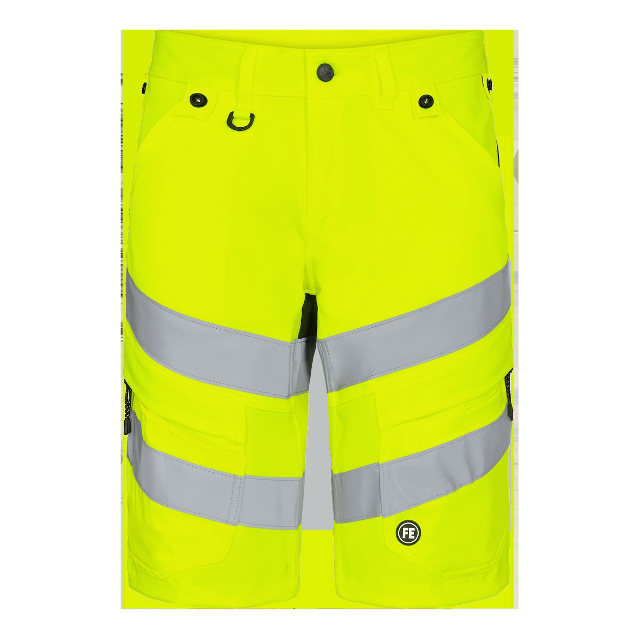 ENGEL Safety Arbeitsshorts mit 2-Wege-Stretch in Gelb/Schwarz, Größe 54