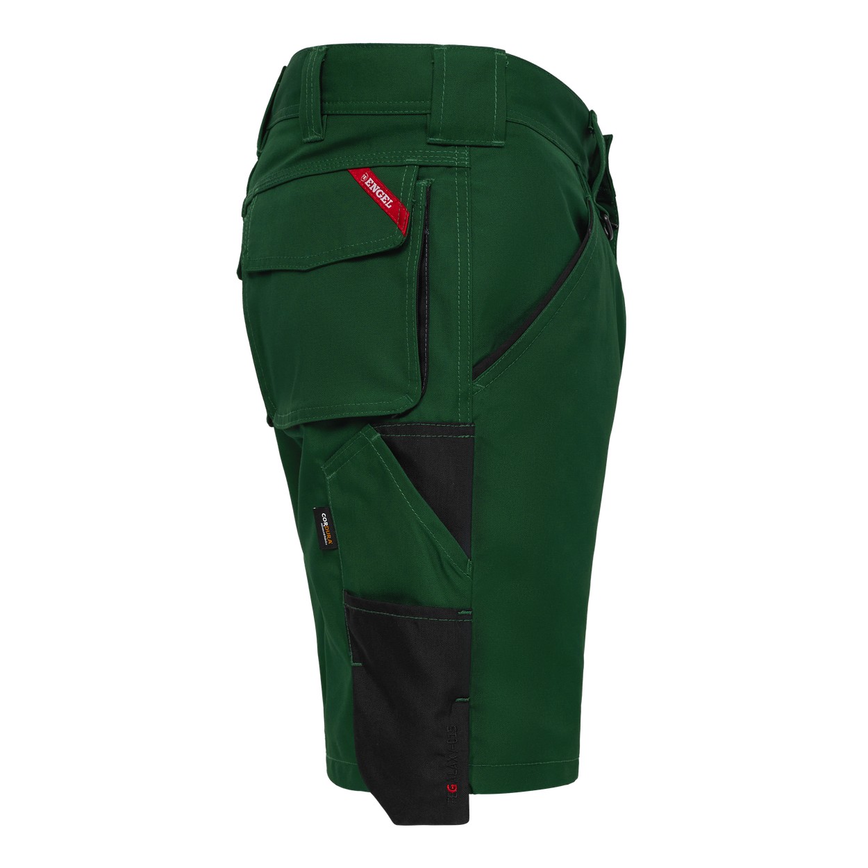 ENGEL Galaxy Arbeitsshorts in Grün/Schwarz, Größe 54