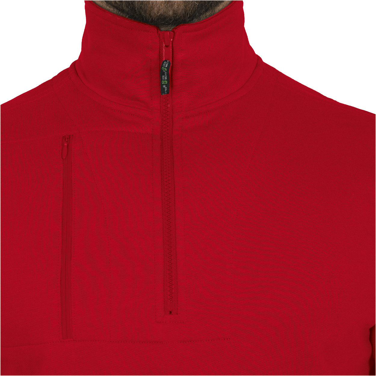 Zip-Sweater Paul FLEXR02 Flex Line in Rot, Gr. 3XL von Leibwächter Zip-Sweater Paul FLEXR02 Flex Line in Rot, Gr. 2XL von Leibwächter