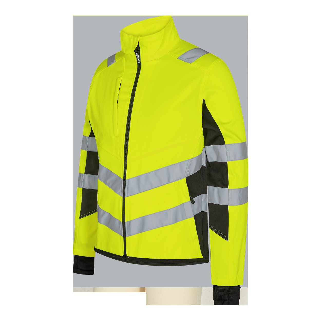 ENGEL Safety Arbeitsjacke mit 2-Wege-Stretch in Gelb/Schwarz, Größe XS