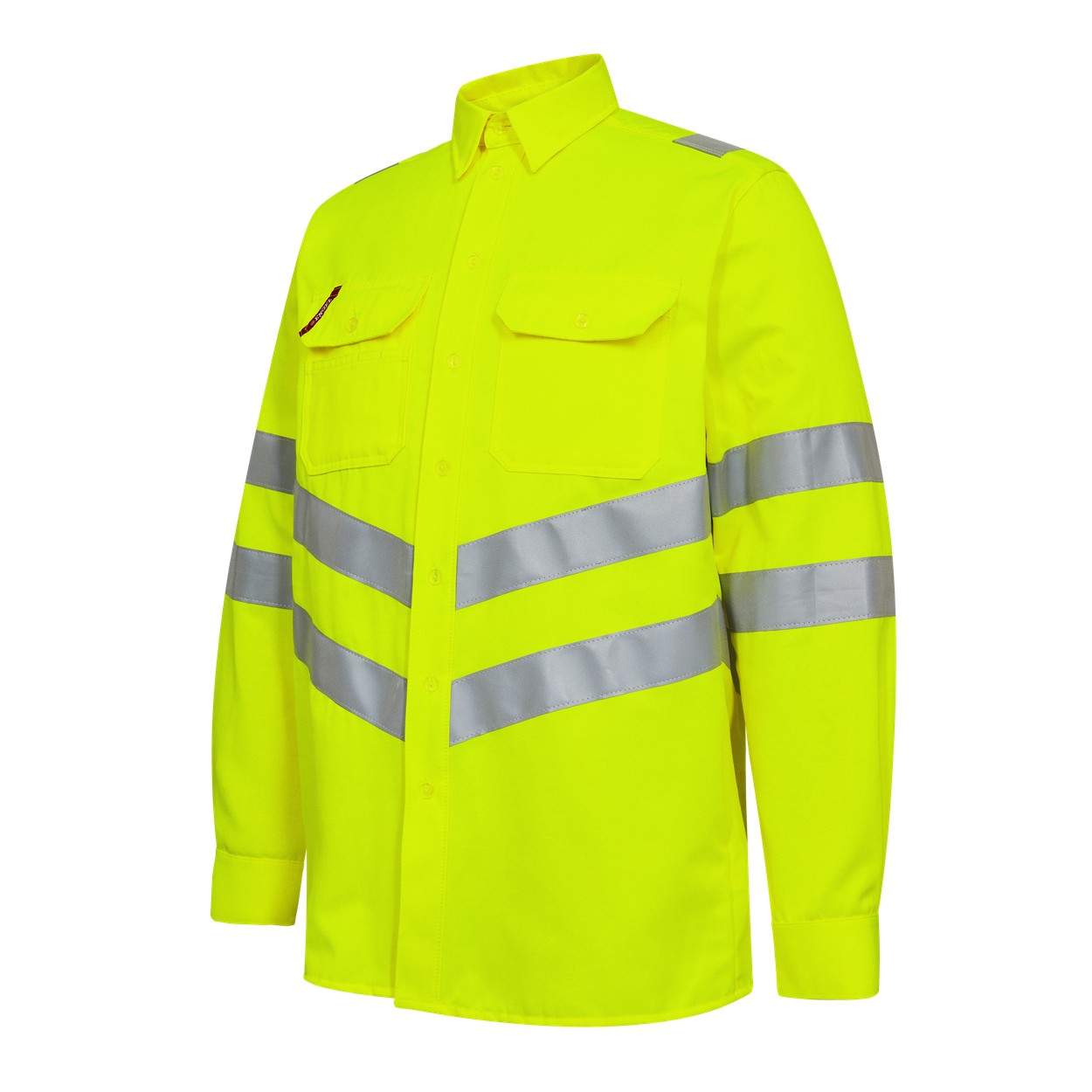 ENGEL Safety Hemd in Gelb, Größe 41/42