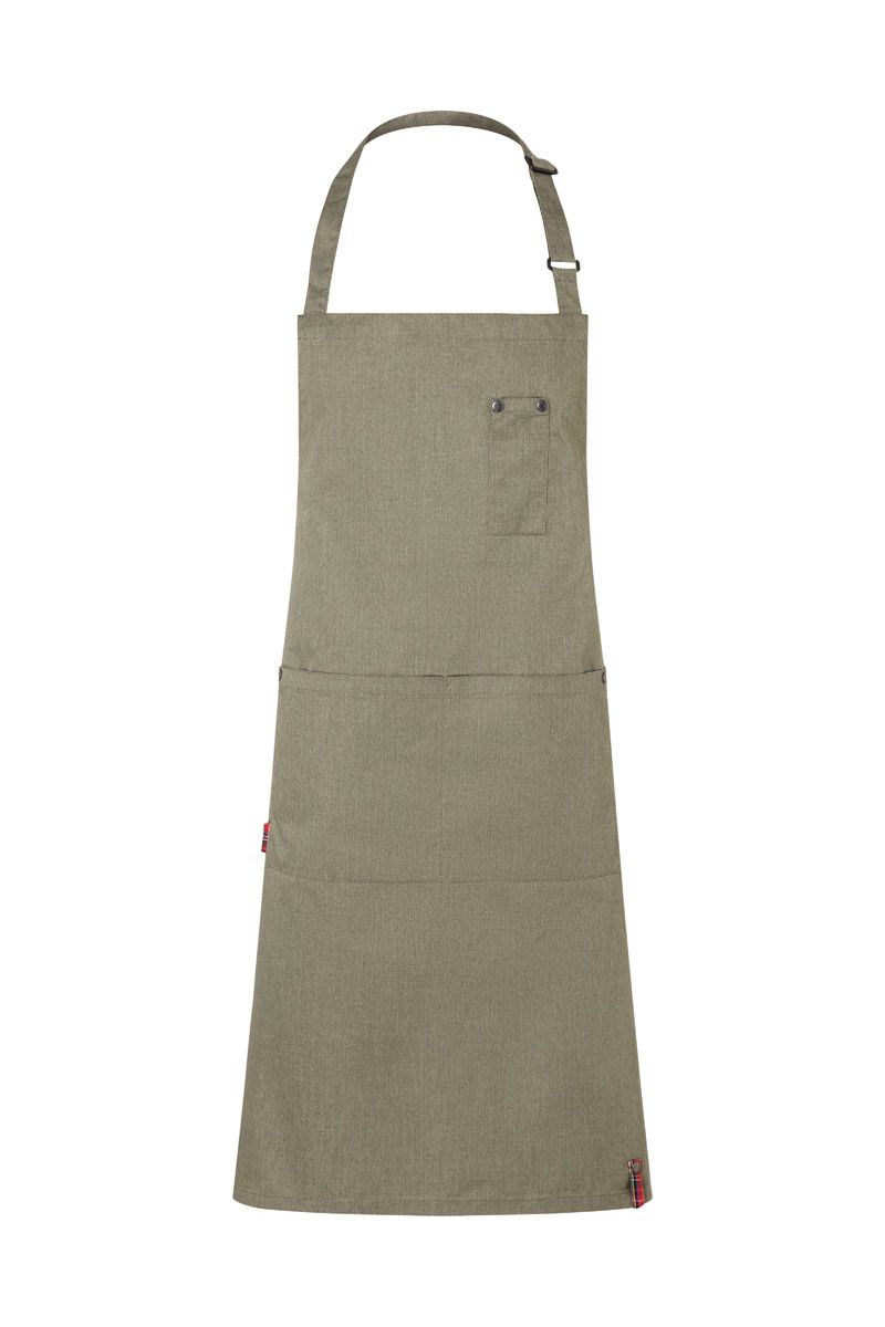 Latzschürze Denim-Style ROCK CHEF®-Stage2 in Vintage moss green von Karlowsky
