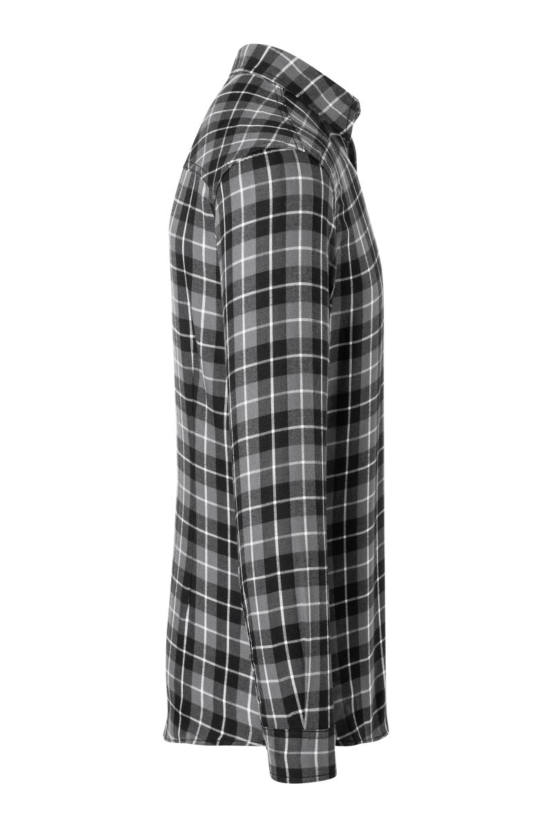 Herren Karohemd Urban-Flair Größe XL in Schwarz von Karlowsky