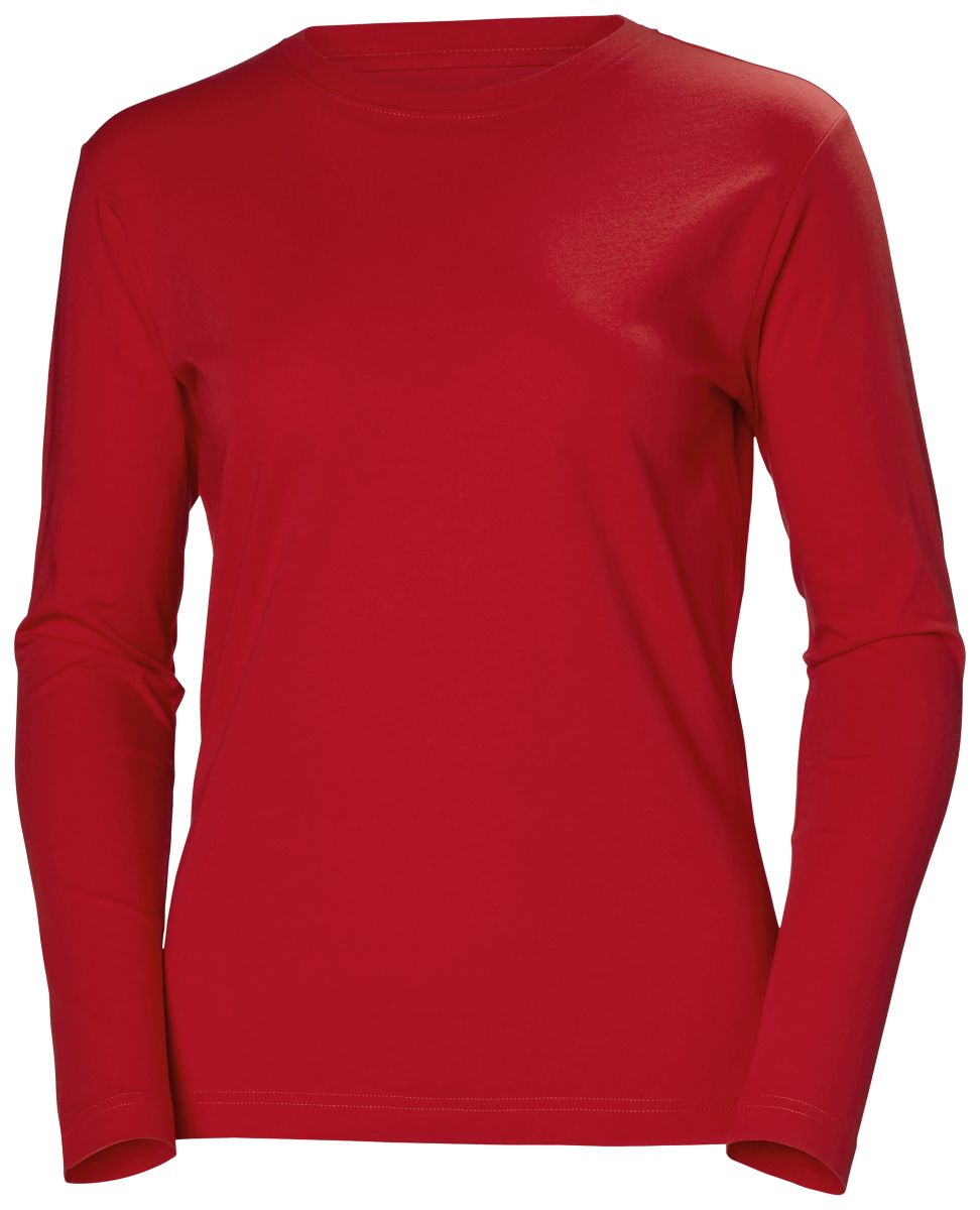 Damen Langarmshirt Classic in Grey Fog, Größe XS von Helly Hansen Workwear