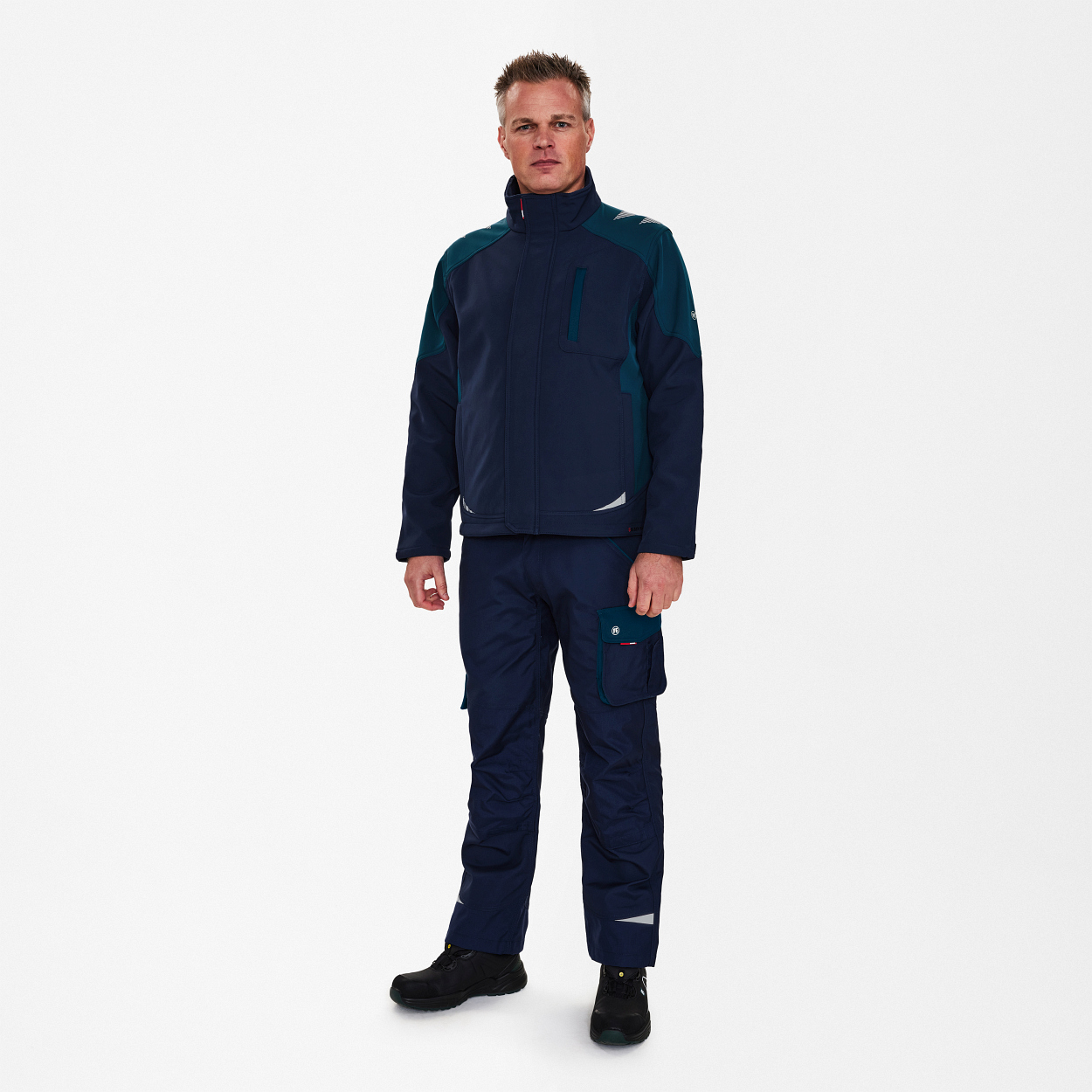 ENGEL Galaxy Softshelljacke in Blue Ink/Dark Petrol, Größe XS