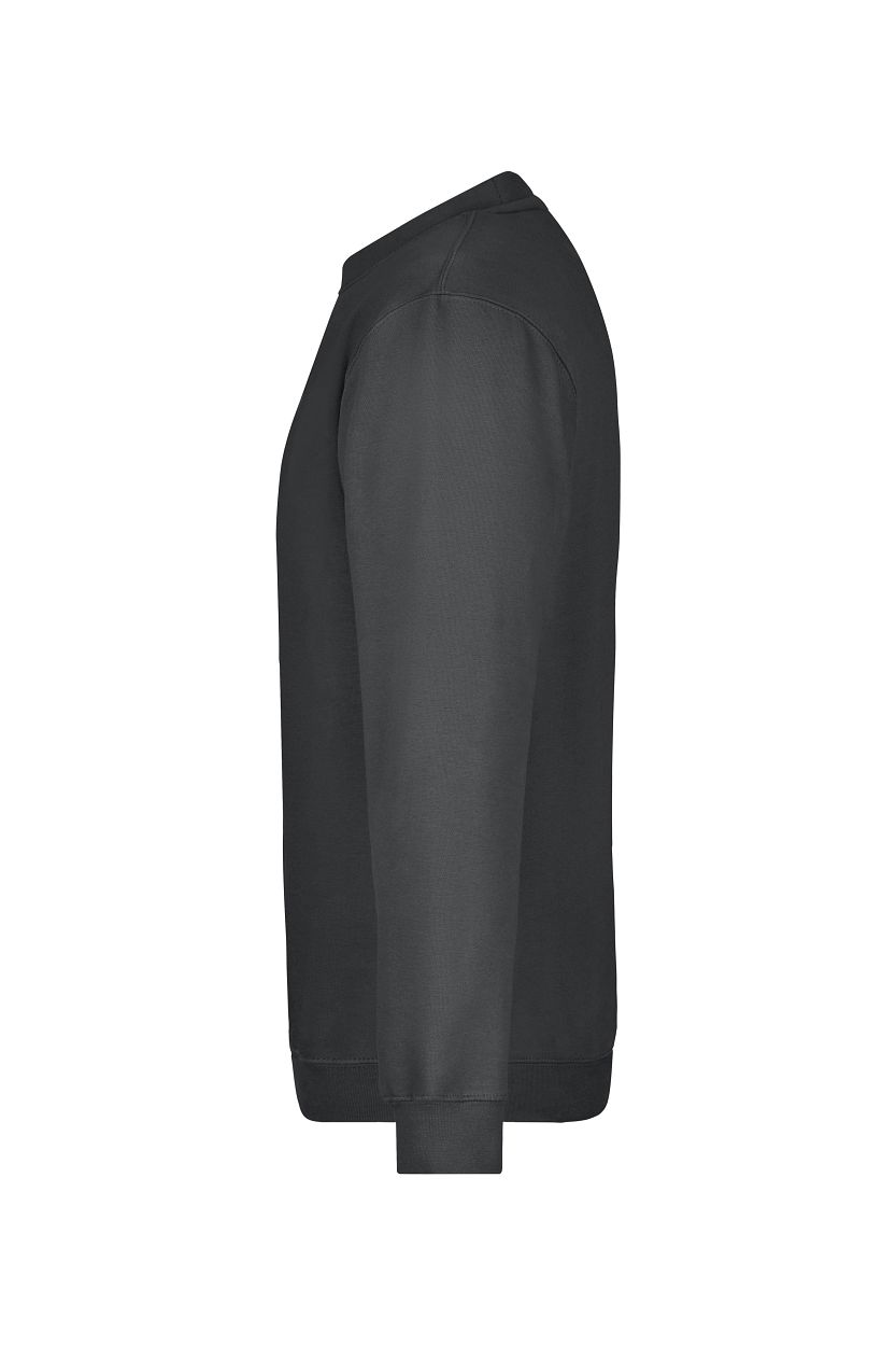 Round-Sweat Heavy "JN040" in Graphite, Größe 5XL - Daiber