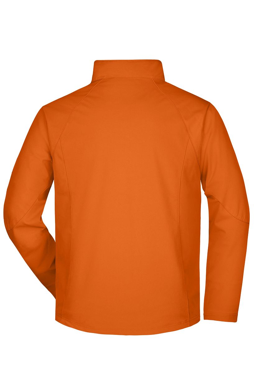 Men's Softshell Jacket "JN1020" in Orange, Größe 3XL - Daiber