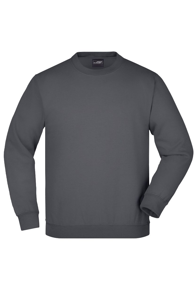 Round-Sweat Heavy Junior "JN040K" in Carbon, Größe 2XL - Daiber