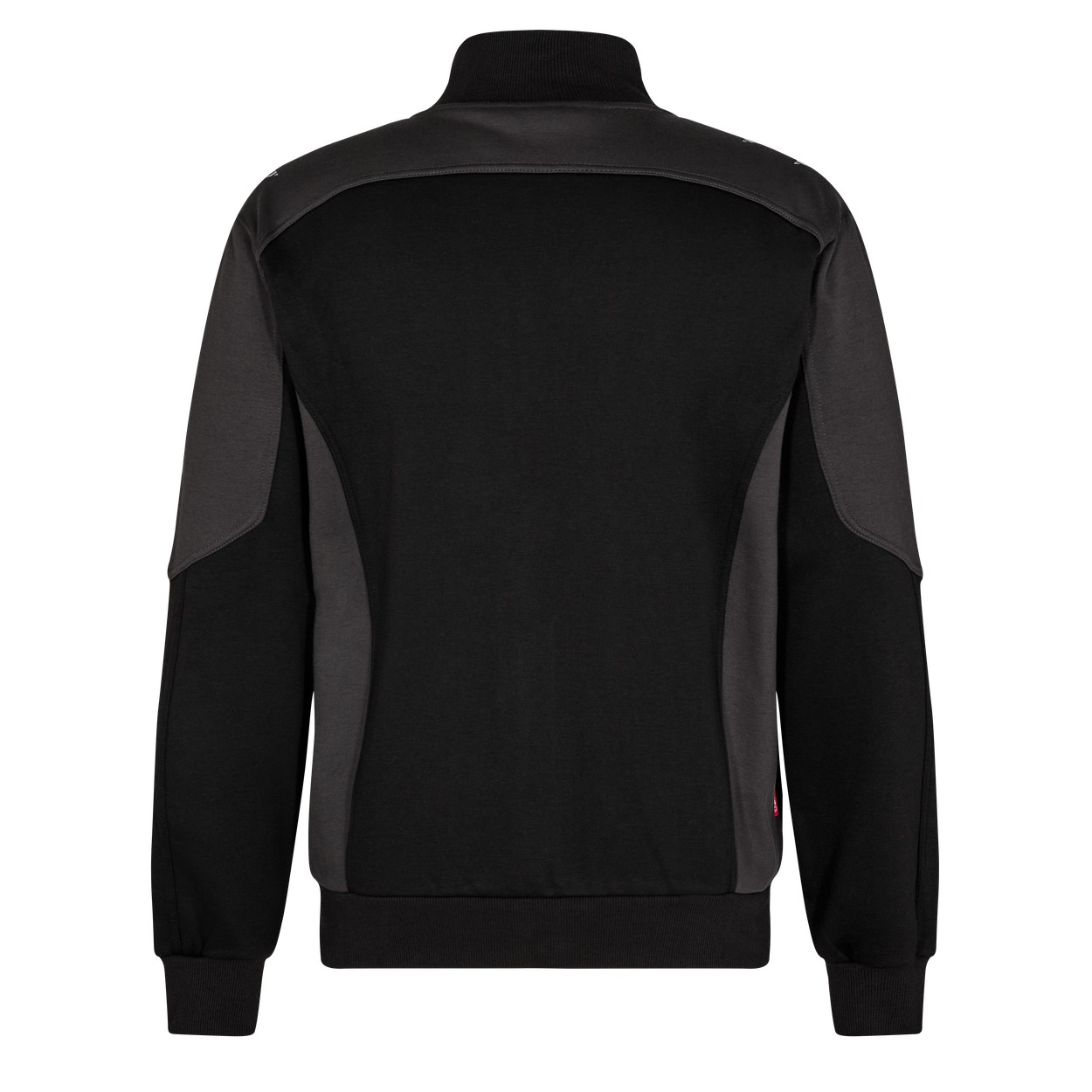 ENGEL Galaxy Sweatcardigan mit Kragen in Schwarz/Anthrazit Grau, Größe XS