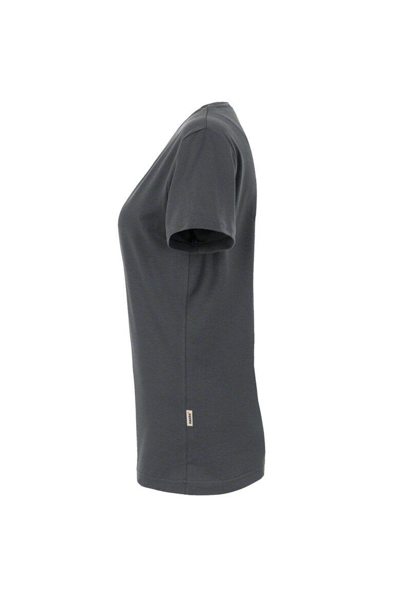 HAKRO 181 Damen V-Shirt MIKRALINAR® in Anthrazit, Größe 6XL