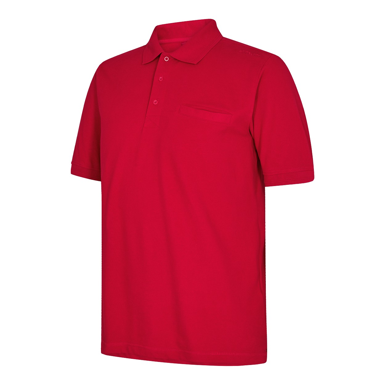 ENGEL Extend Poloshirt mit Brusttasche in Tomato Red, Größe XS