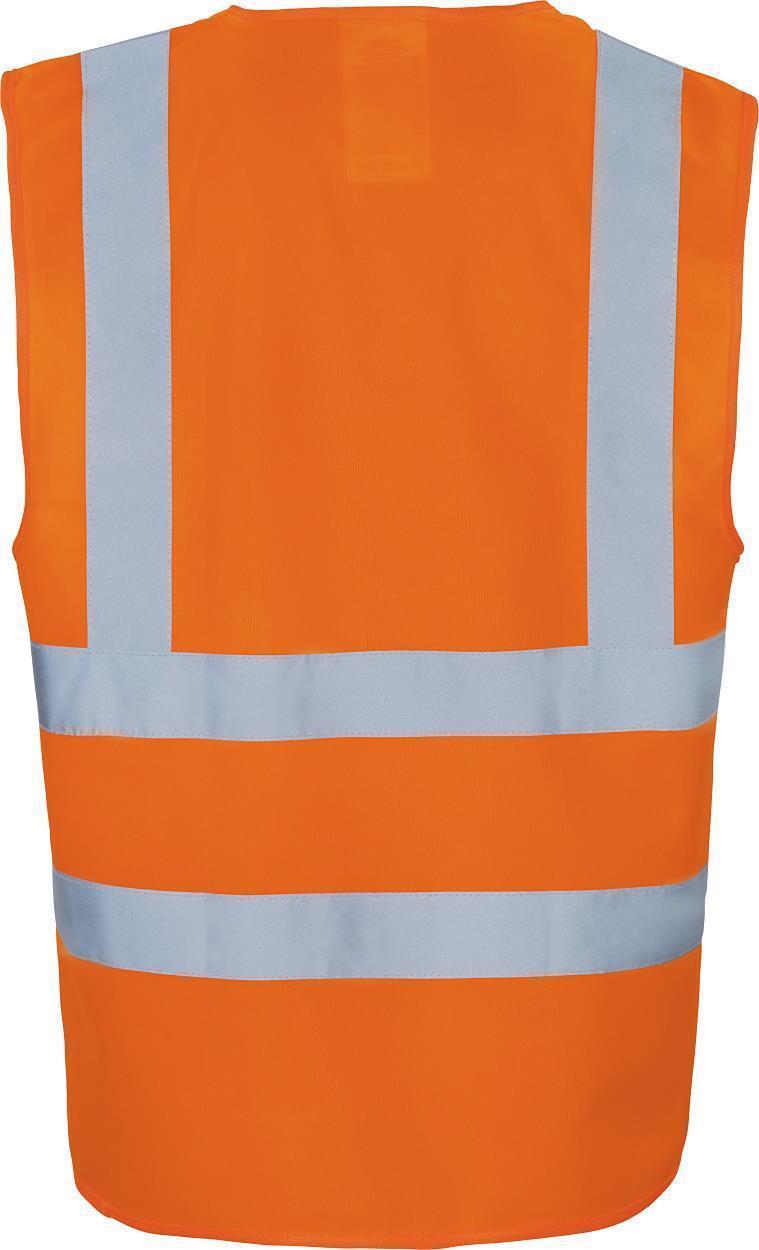 Warnschutzweste leuchtorange in Gr. XXL von Vizwell