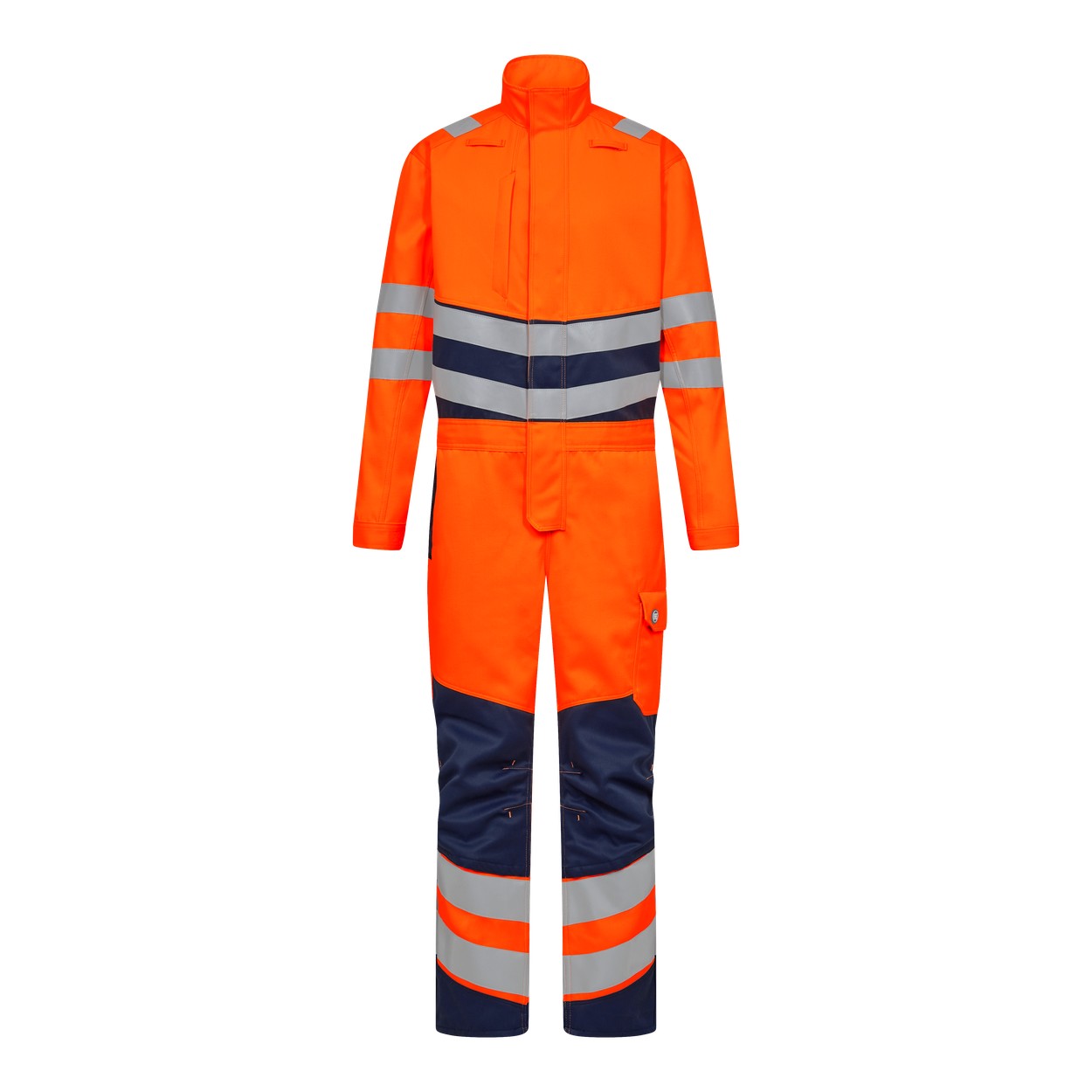 ENGEL Safety+ Overall in Orange/Blue ink, Größe XS