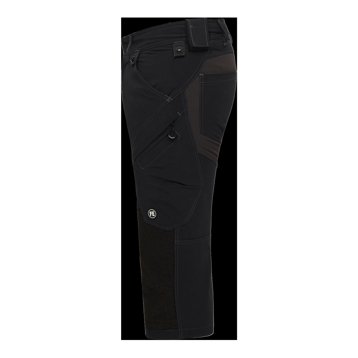 ENGEL X-treme 3/4-Hose mit 4-Wege-Stretch in Schwarz, Größe 54