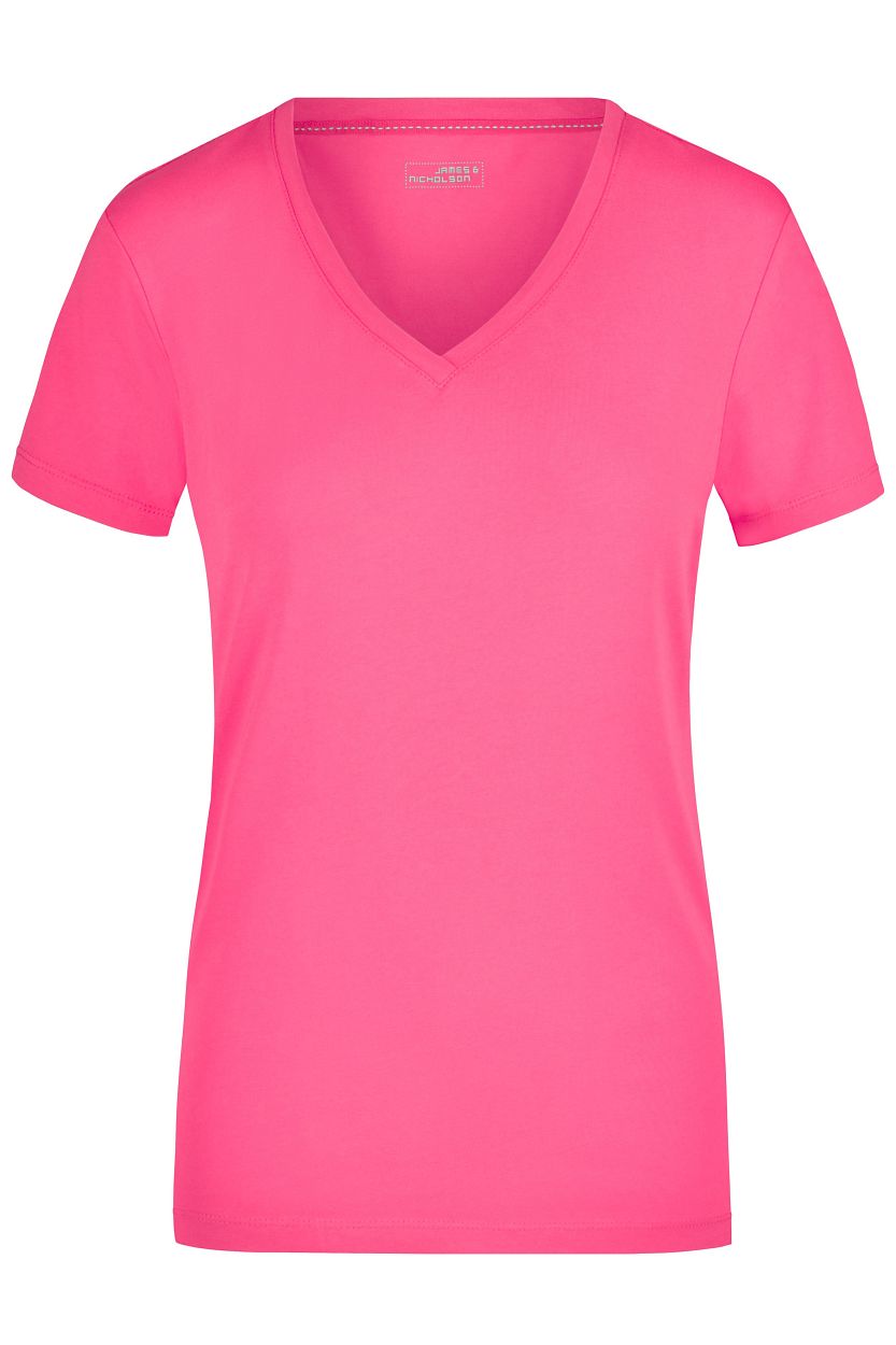 Ladies' Stretch V-T "JN928" in Pink, Größe 2XL - Daiber