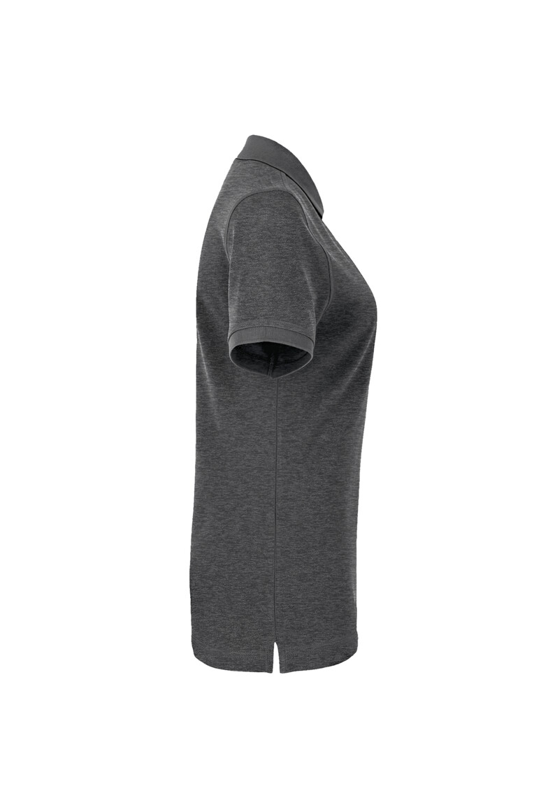 HAKRO 216 Damen Poloshirt MIKRALINAR® in Anthrazit meliert, Größe 6XL