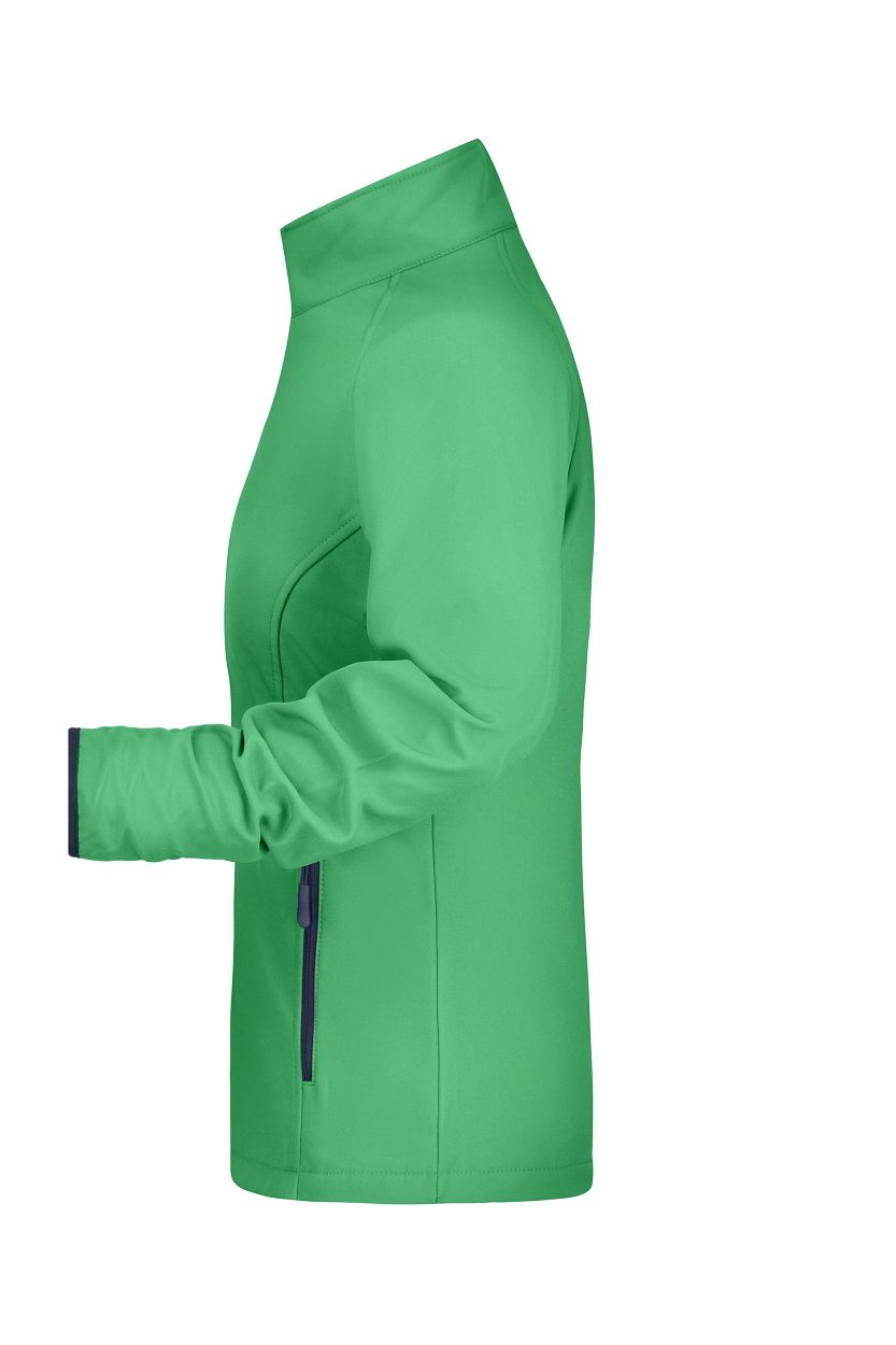 Ladies' Promo Softshell Jacket "JN1129" in Green/Navy, Größe 2XL - Daiber