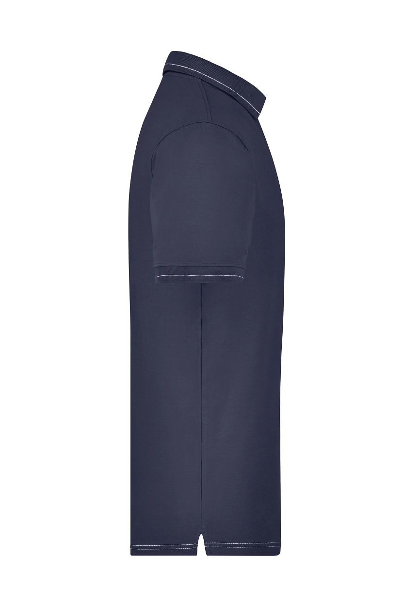 Men's Elastic Polo "JN569" in Navy/White, Größe 3XL - Daiber