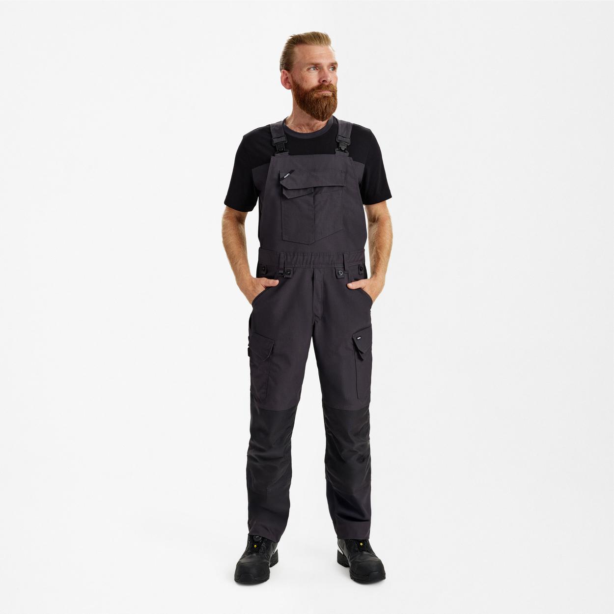 ENGEL Entire Latzhose mit 2-Wege-Stretch in Anthrazit Grau, Größe 26