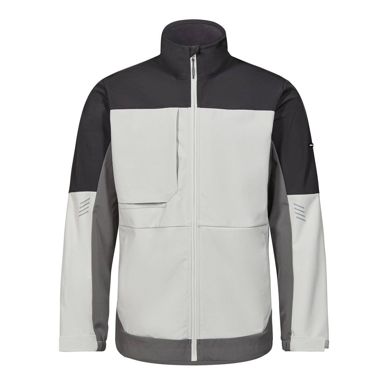 ENGEL Entire Softshelljacke in Bone White / Anthracite Grey, Größe XS