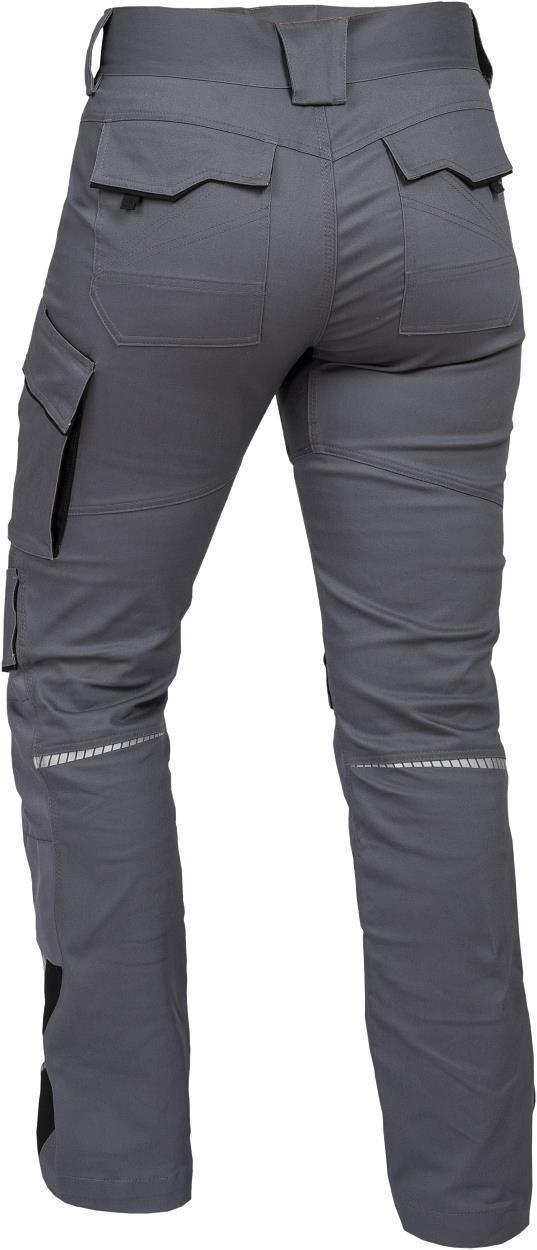 Damen-Bundhose Flex Line Grau/Schwarz FLXDH, Gr. 52 von Leibwächter