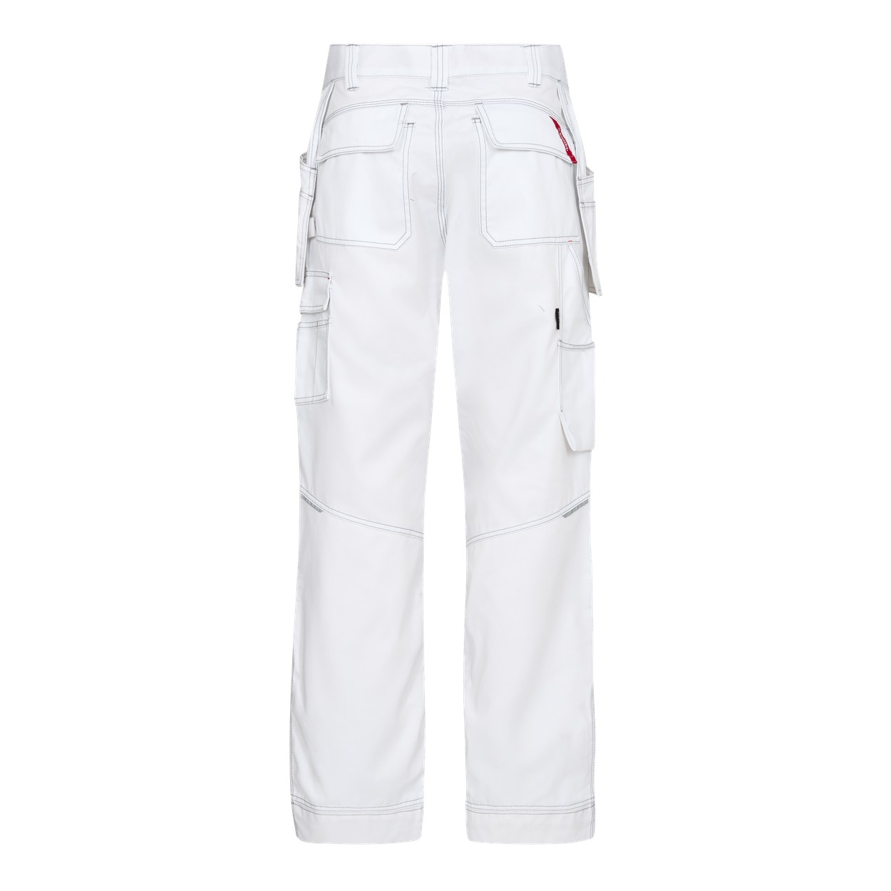 ENGEL Combat Arbeitshose mit Holstertaschen in Weiss, Größe 26