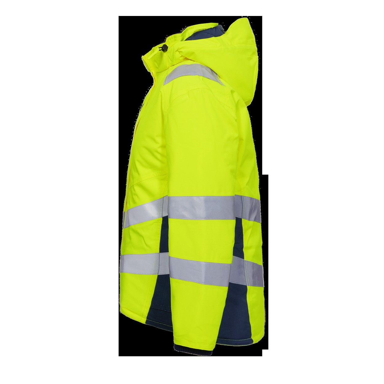ENGEL Safety Damen Winterjacke in Gelb/Blue Ink, Größe XS