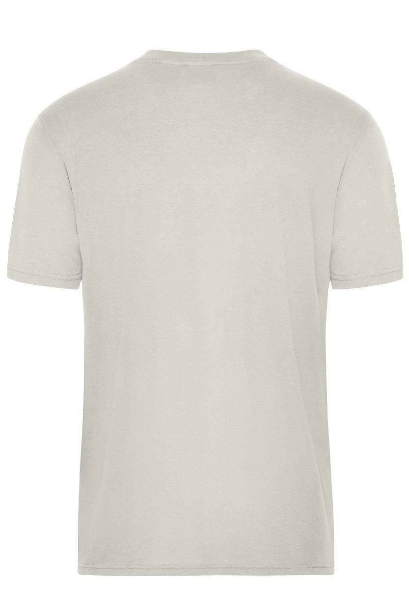 Men's ORGANIC Workwear T-Shirt OCS Blended "JN1808" in Cement, Größe 6XL - Daiber
