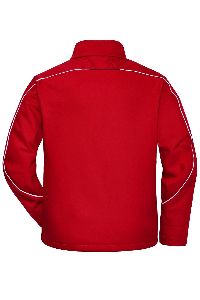 Workwear Softshell Jacket - SOLID - "JN884" in Red, Größe 6XL - Daiber