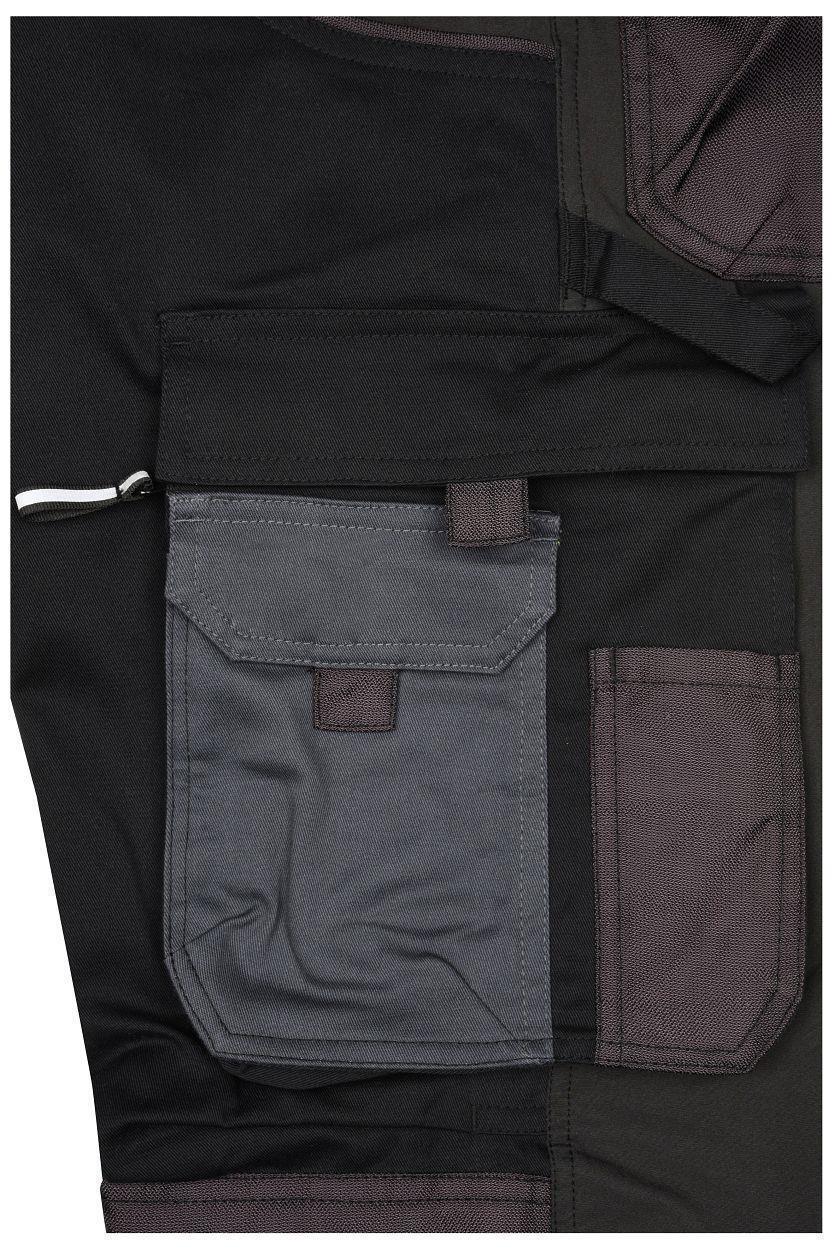 Workwear Stretch-Pants Slim Line GRS "JN1812" in Navy/Carbon, Größe 110 - Daiber