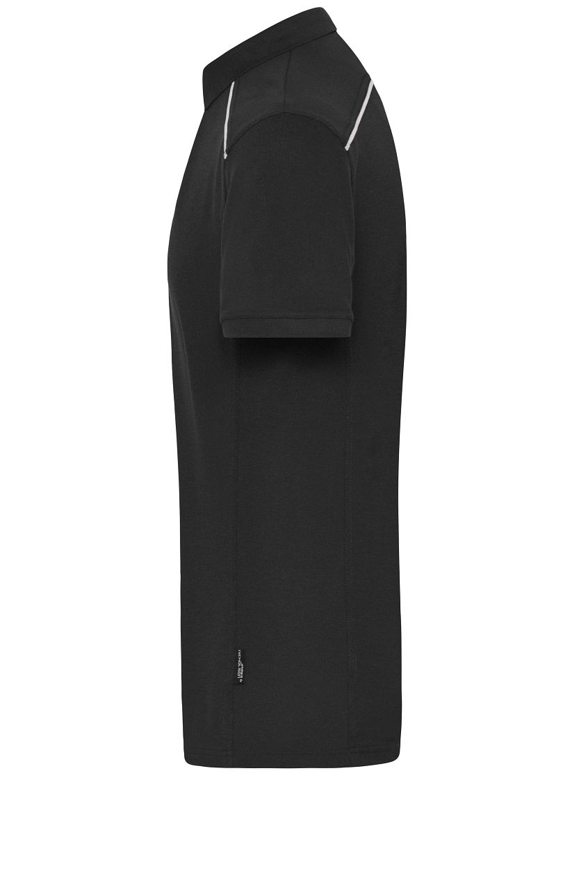 Men's Workwear Polo - SOLID - OCS Blended "JN892" in Black, Größe 6XL - Daiber