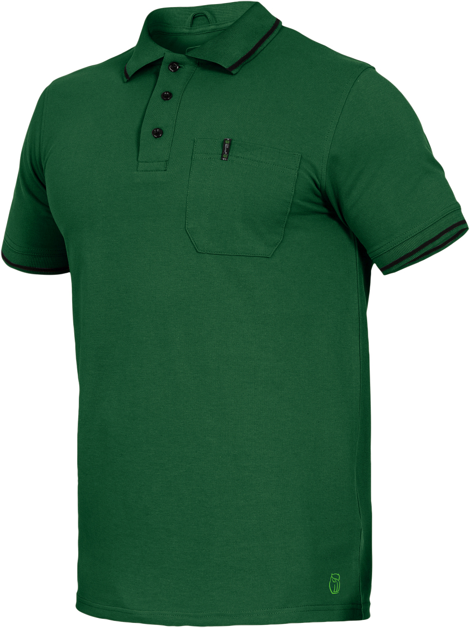 Polo-Shirt "Jens" Flex Line Grün FLEXU, Gr. 2XL von Leibwächter