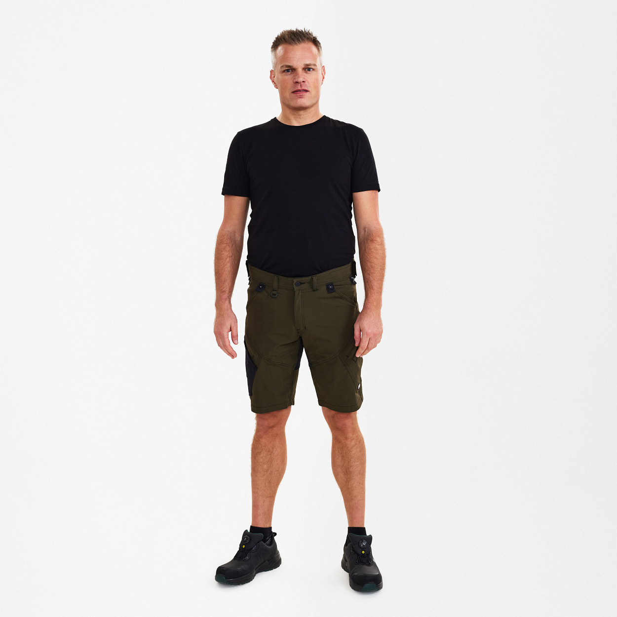 ENGEL X-treme Handwerkershorts mit 4-Wege-Stretch in Forest Green, Größe 54