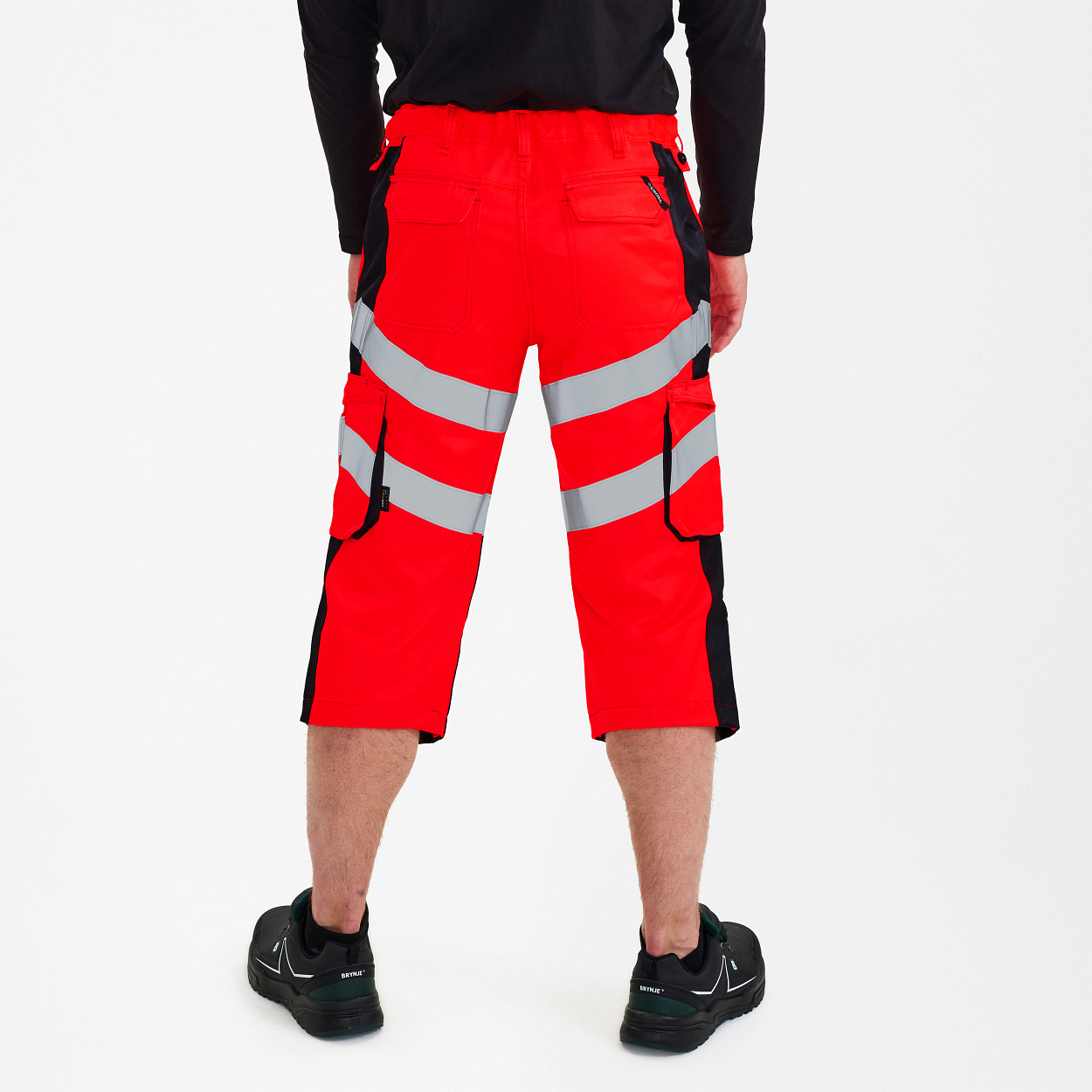 ENGEL Safety Light 3/4-Hose in Rot/Schwarz, Größe 54