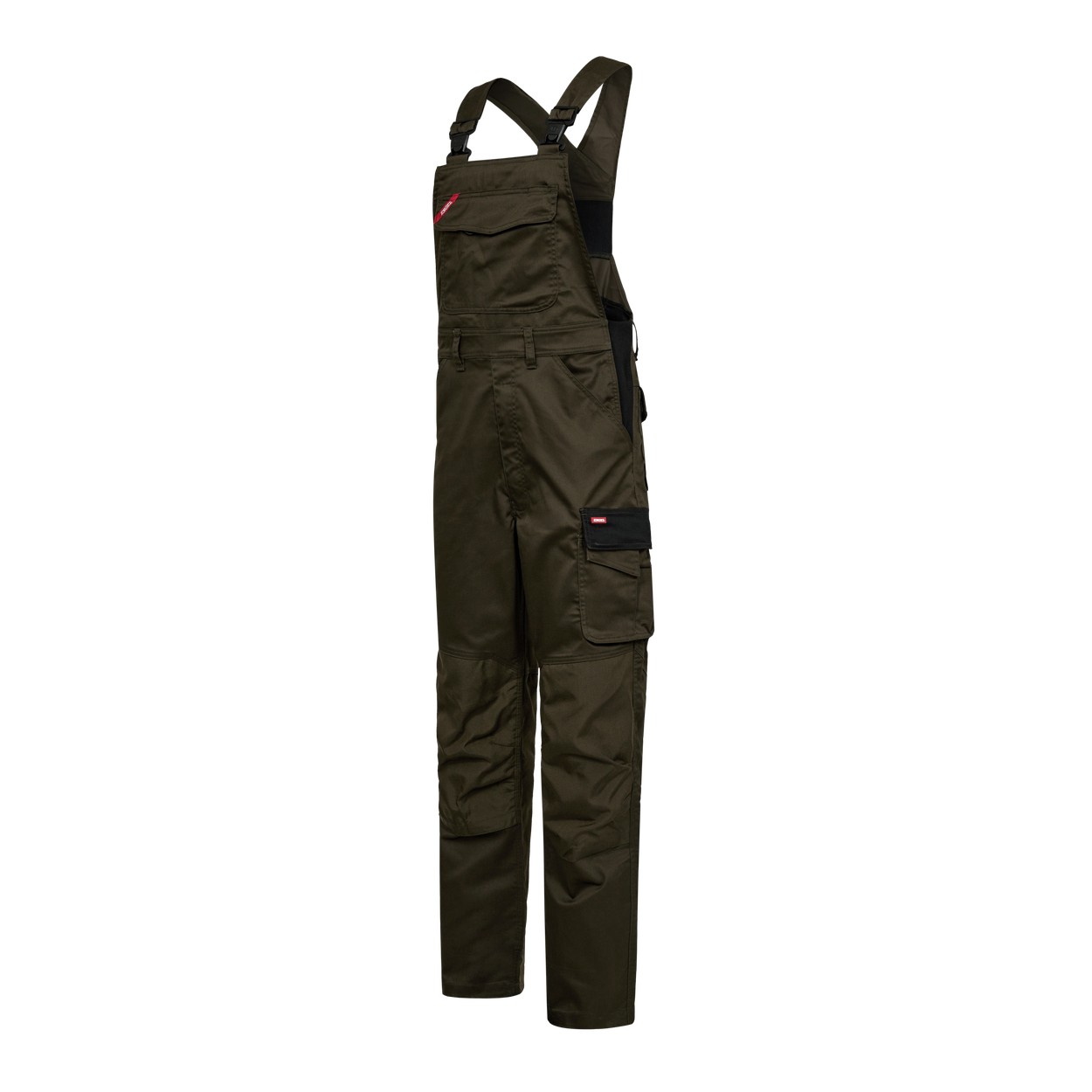 ENGEL Galaxy Latzhose mit 2-Wege-Stretch in Forest Green/Schwarz, Größe 106