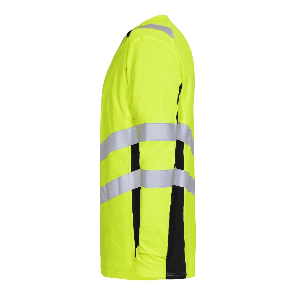 ENGEL Safety Langarm-Shirt in Gelb/Schwarz, Größe XS